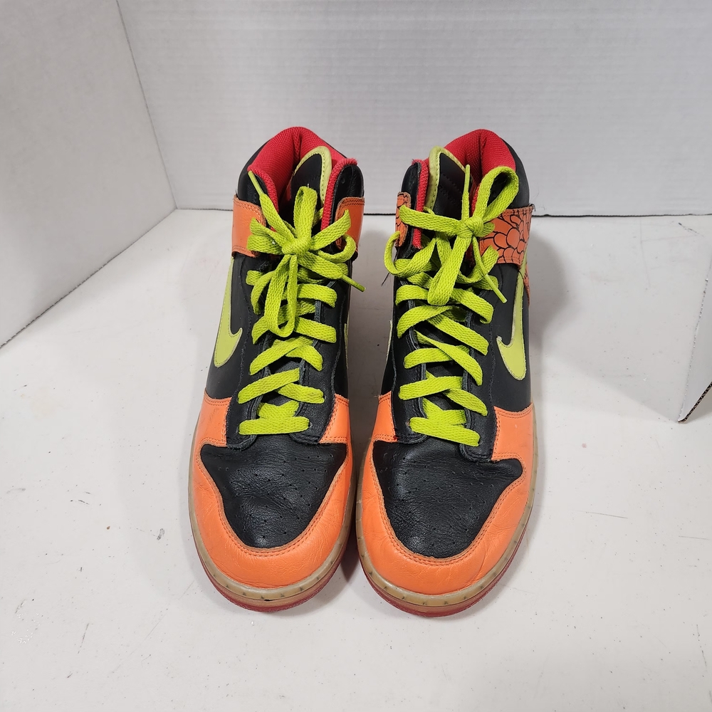 Nike DUNK HIGH BLACK BRIGHT CACTUS SIZE 10M